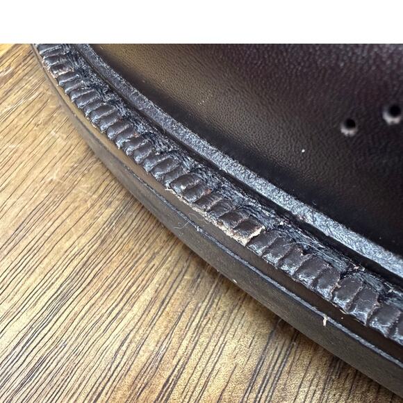 Polo Ralph Lauren Asher Wingtip Dress Shoes Men\'s 11 Dark Brown Leather Oxford main image 7